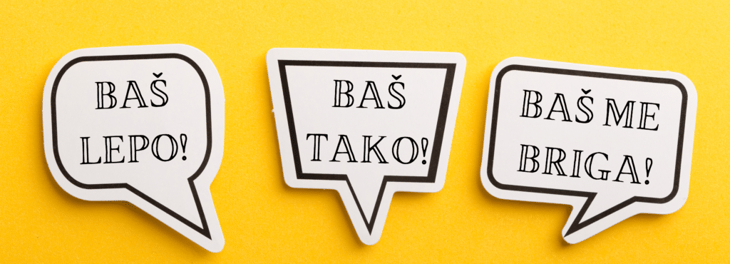 what does baš mean in serbian