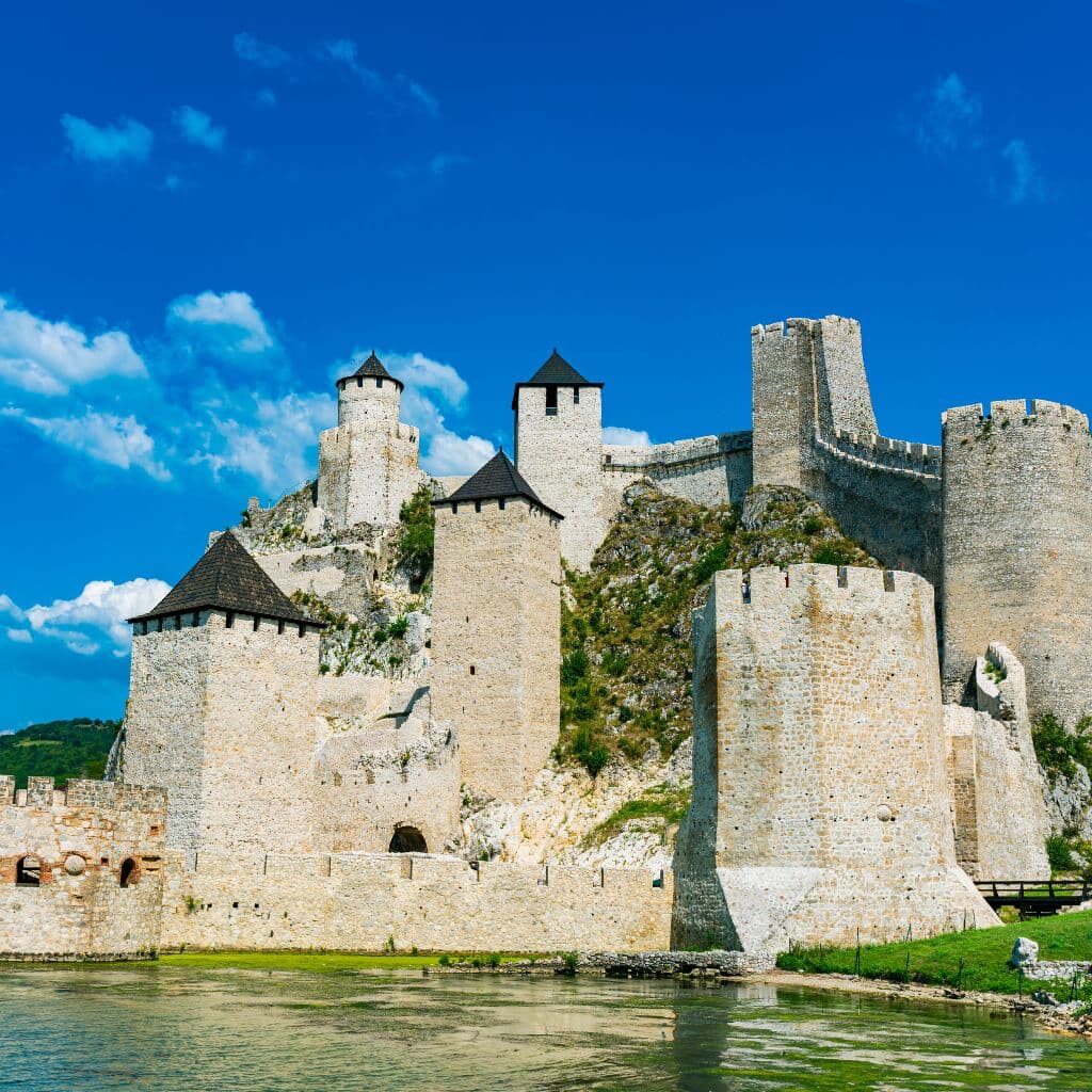 The Golubac Fortress is one of the most visited places in Serbia.