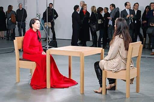 Two performance artists